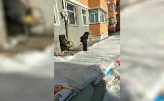 被夸中國好奶奶：連續(xù)5年為孫子搭雪滑梯