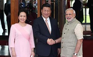 習(xí)近平同莫迪會談：中印一個聲音說話，全世界會傾聽