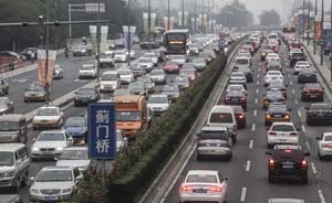 無車日北京早晚高峰仍舊擁堵，道路、天氣等因素限制綠色出行
