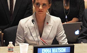 “赫敏”為女權招募10億男性支持者，潘基文第一個報名