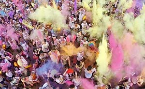 视频|彩色狂欢The Color Run在上海：来看人肉调色板