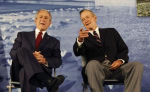 小布什寫給老布什的“情書”