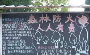 官方標(biāo)語“防火”寫成“放火”，人民日?qǐng)?bào)：低級(jí)錯(cuò)誤實(shí)在不該