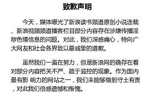 新浪就涉黃致歉，“擬吊銷許可證”意味什么？