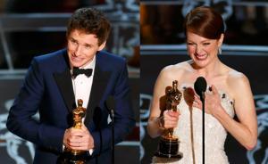 奥斯卡揭晓：大赢家《鸟人》；影帝演霍金影后演老年痴呆教授