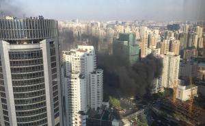 上海徐家匯上空濃煙滾滾！失火面積僅10平方米，無人員傷亡
