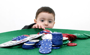 快來(lái)賭錢！噓，這只是孩子玩的游戲