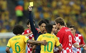 揭幕战主裁西村雄一：其实我只是个警察