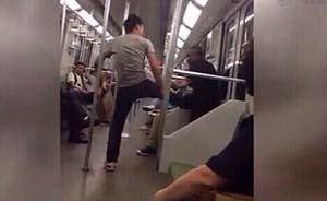 小伙上海地鐵暴打乞討老人，警方譴責(zé)“以暴治乞”并將追查