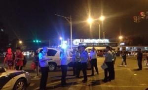 北京宣武門29日晚一輛奧迪車連撞多人，肇事司機已被控制