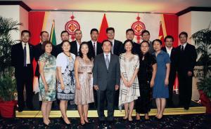 中国驻牙买加大使确定易人，现任董晓军举办离任招待会