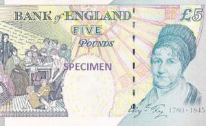 她缘何成为英镑上第一位女性人物（女王除外）