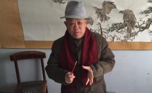 山東76歲羽毛畫藝術家義賣畫作捐助遇困境的“打工爺爺”