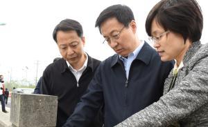韓正調(diào)研金山第二工業(yè)區(qū)環(huán)境整治進展，強調(diào)要做好加減法