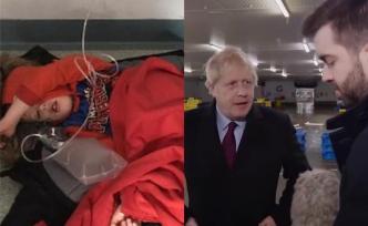 眼神閃躲：約翰遜被質問男孩睡地板問題