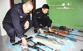 浙江警方破獲販槍案，繳獲火藥動力槍支9把、子彈萬余發(fā)