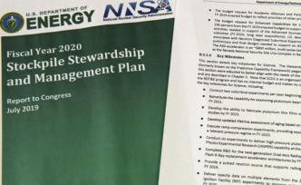 日媒：美國計劃每年開展2次亞臨界核試驗，意在維持核威懾力