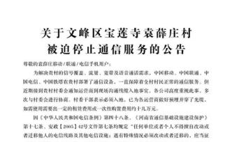 河南一“文明村”遭村委暴力斷網(wǎng)，運營商：它想租售自建光纜