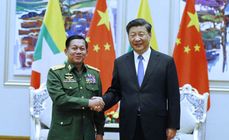 習(xí)近平會見緬甸國防軍總司令