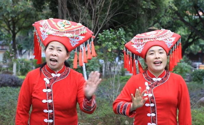 居民唱土話山歌“抗疫”