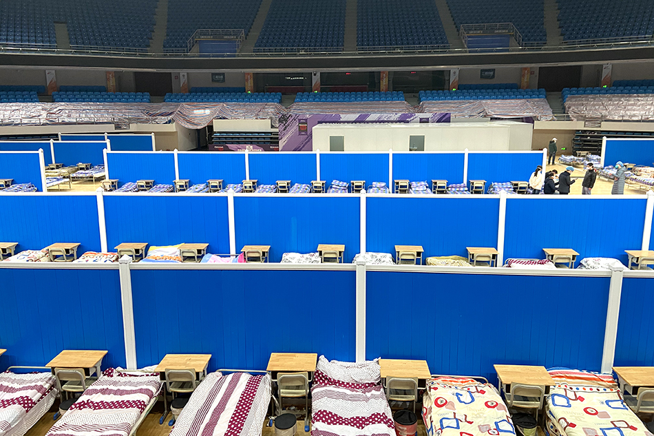 消毒完畢的洪山體育館-2