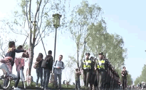 视频｜首支G20巡逻女队现身西湖，全队21人统一墨镜着装