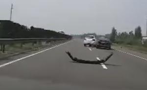 网曝山东高速公路两车斗气飙车“自杀式撞击”，警方介入调查