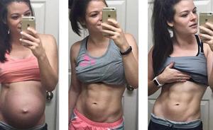 厉害了我的姐：产后只用六周就夺回马甲线？