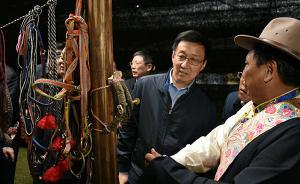韓正、楊雄率上海市黨政代表團(tuán)赴青海果洛檢查對口支援工作