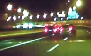 上海中環(huán)奔馳車實線變道致面包車側(cè)翻，肇事司機(jī)已被警方控制