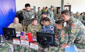 中美軍隊(duì)成功舉行人道救援演練，系特朗普當(dāng)選總統(tǒng)以來首次