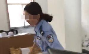甘肅東鄉(xiāng)車管大廳制服女怒打辦事人員，警方稱系協(xié)管員已停職