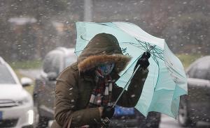 上海8日或迎來今年初雪，周六最低溫可能跌至零下1℃
