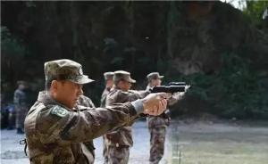 東部戰(zhàn)區(qū)陸軍司令員秦衛(wèi)江中將“趕考”：手槍射擊5發(fā)全中