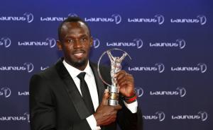 博爾特再奪勞倫斯最佳男運動員，四次獲獎比肩費德勒