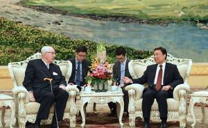 李源潮会见英国怡和集团主席：望其不断拓展对华合作