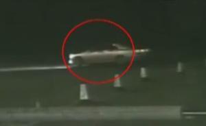 司機為逃避臨檢，夜間高速逆行一公里