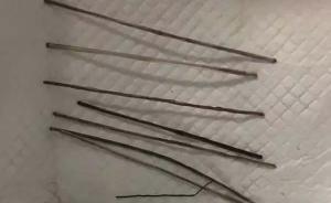 为逃避法律制裁，嫌犯们吞过钢针、刀片、鞋后跟、牙刷……