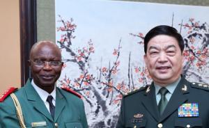 常萬全會見幾內(nèi)亞比紹人民革命武裝部隊總參謀長