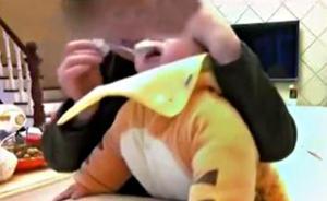 保姆掌摑一歲幼兒，捏鼻強灌米糊