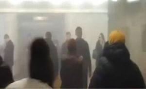 央视发布圣彼得堡地铁站爆炸现场视频