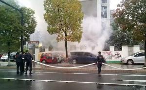 男子向前妻潑汽油點(diǎn)燃后推進(jìn)車?yán)?，被指婚前鮮花婚后家暴