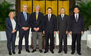 上海市市長應勇會見世界技能組織主席西蒙·巴特利一行