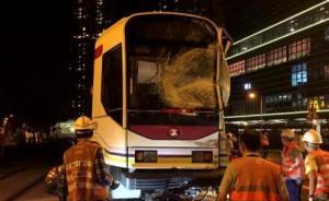 香港天水圍輕軌與巴士相撞，超過20人受傷、3人傷勢較重