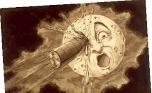 老電影中的宇宙飛船