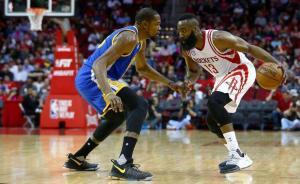 NBA赛季最佳阵容公布：哈登唯一全票当选，杜兰特表示不服