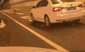 上海长江隧道内上演“小猪快跑”，幸未造成次生事故