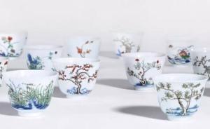 保利古董珍玩之夜收3.32億元，康熙五彩十二花神杯拔頭籌