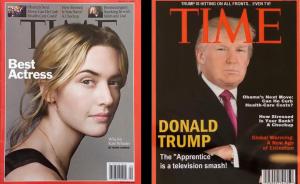 爱面子?特朗普俱乐部挂假时代封面