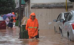 今天湖南南部局地仍有暴雨，强降雨落区位于湘江上游